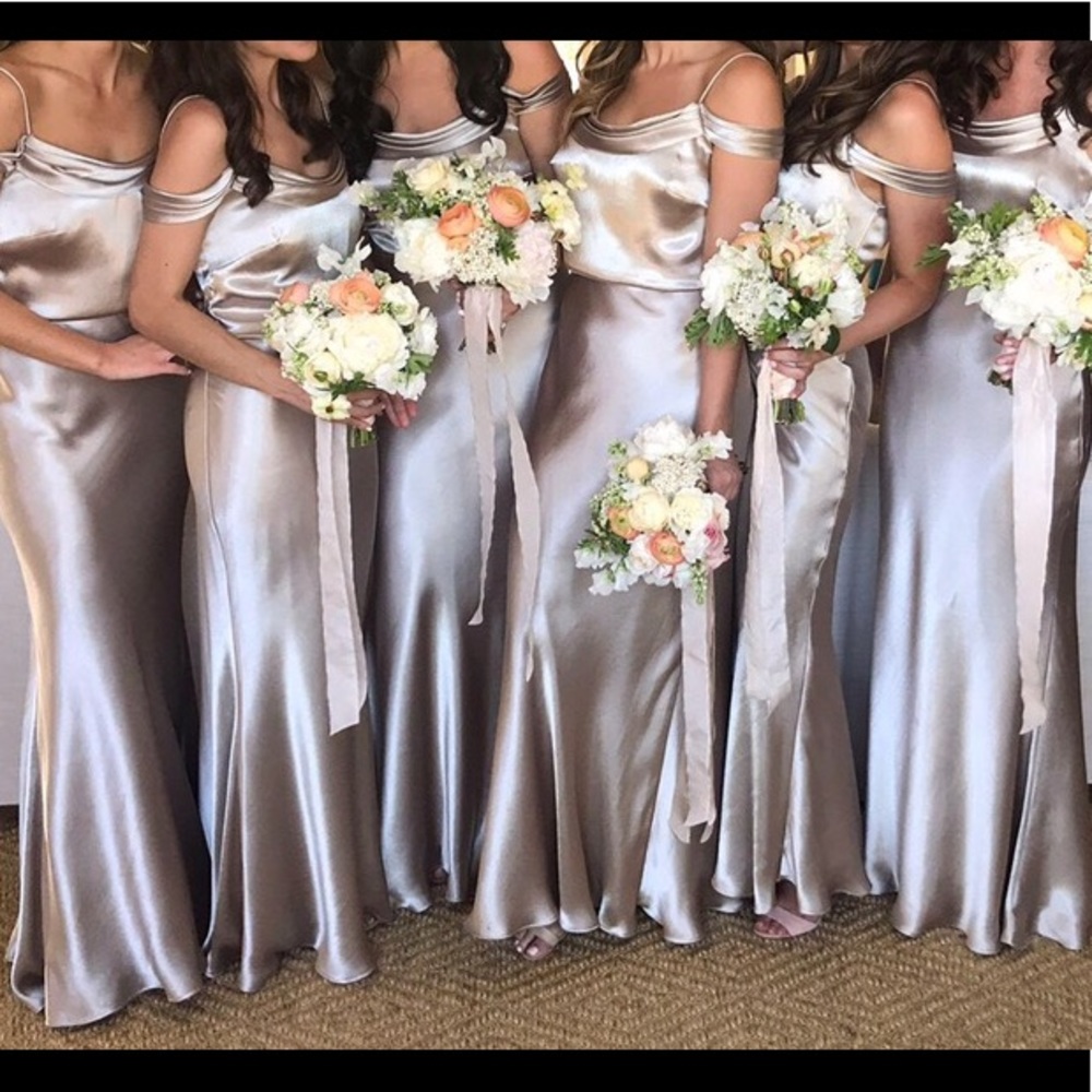 Serene Satin Off the Shoulder Gown
JENNY YOO